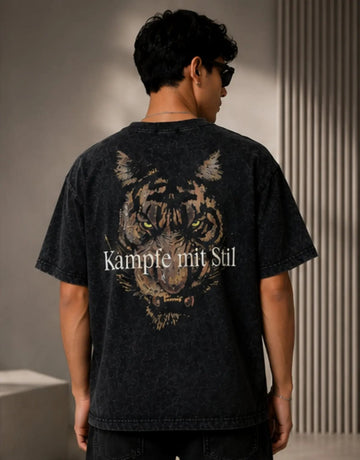 Savage Tiger Oversized T-Shirt VORQE