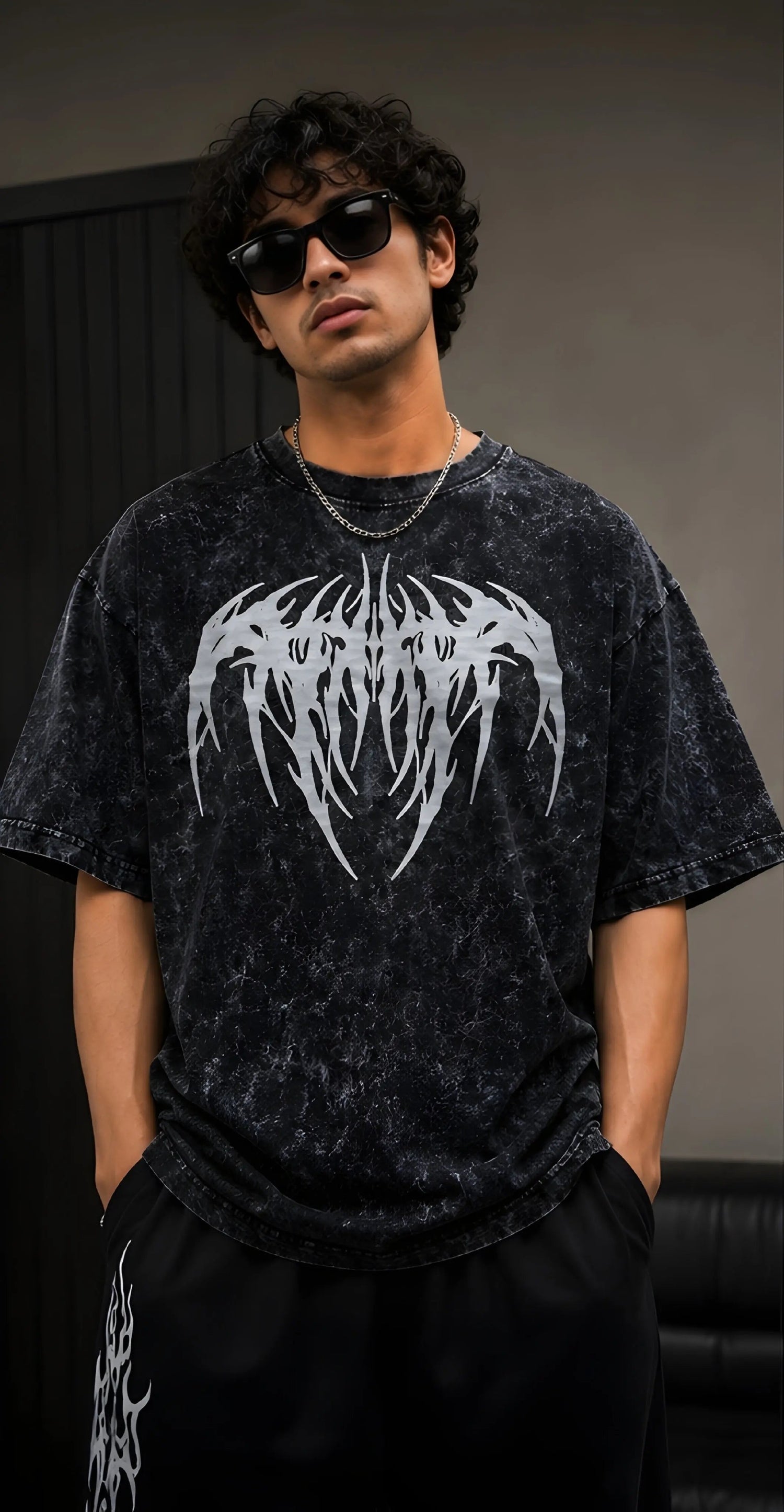 Tribal Oversized T-Shirt VORQE