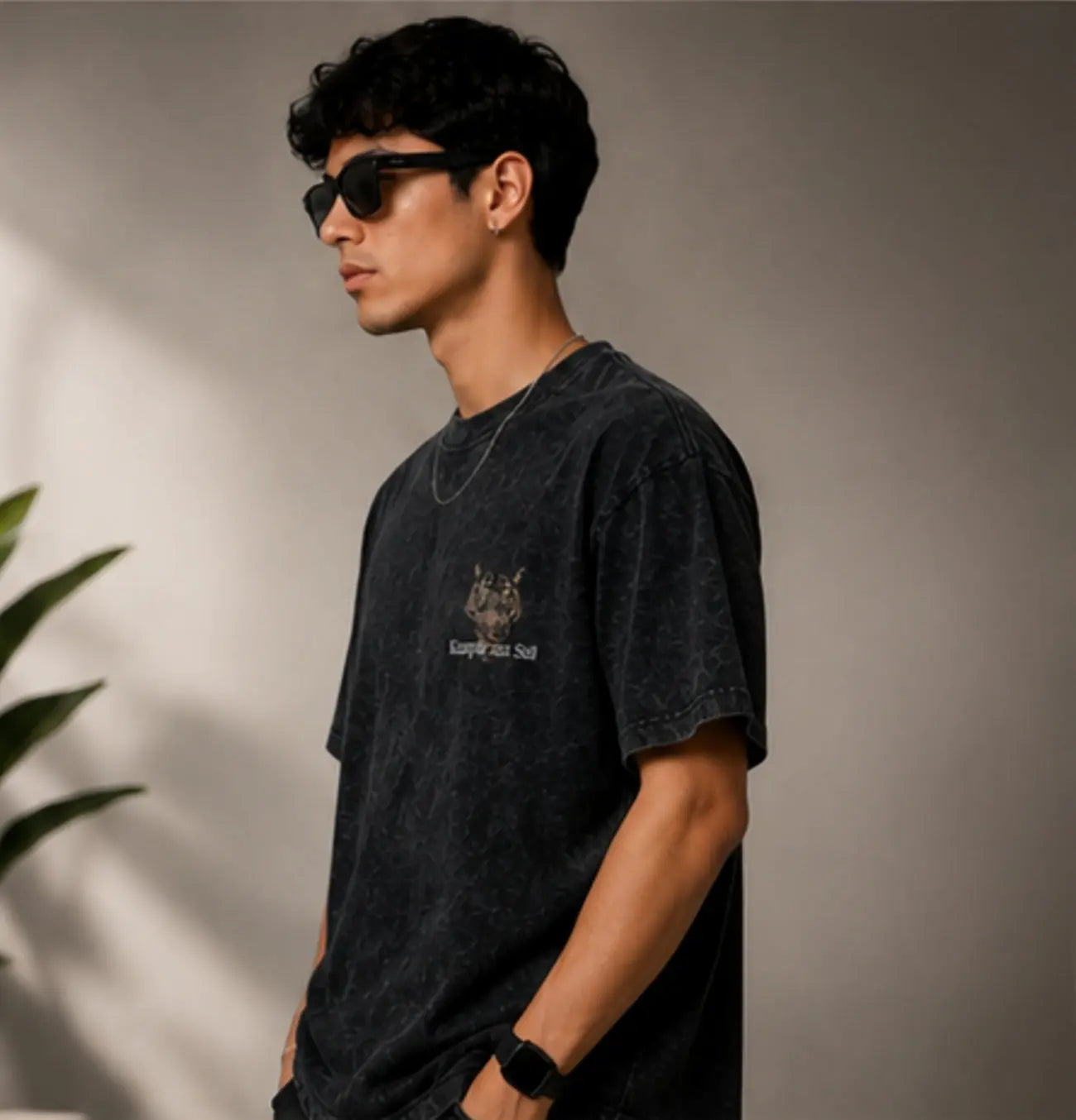 Savage Tiger Oversized T-Shirt VORQE