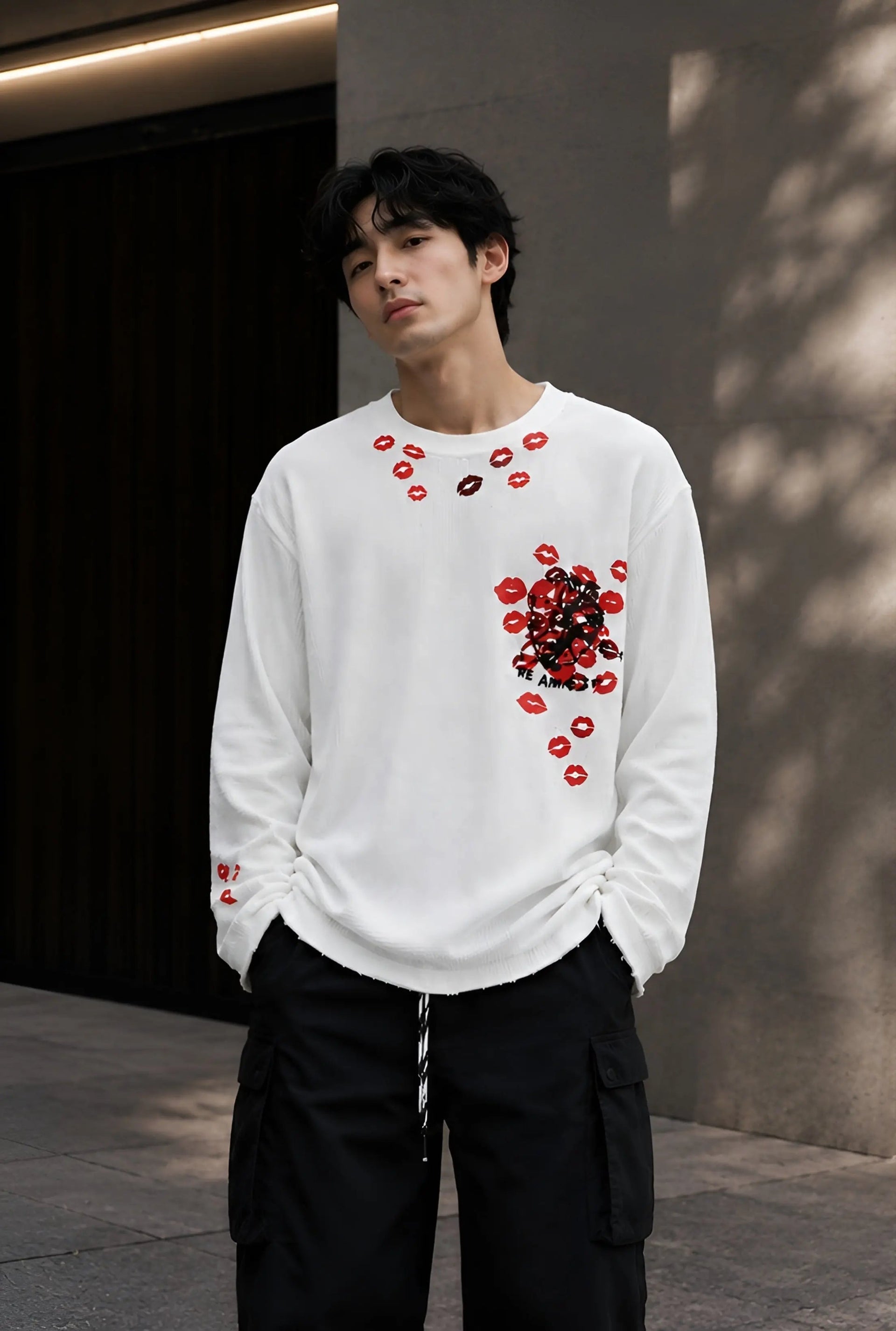 Midnight Kiss Waffle Tee VORQE