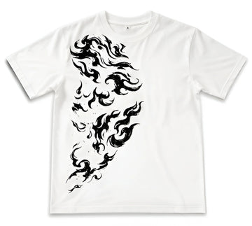 Tribal Flame Oversized T-Shirt Vorqe