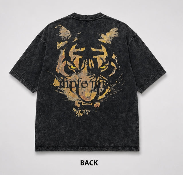 VORQE Savage Tiger Oversized T-Shirt